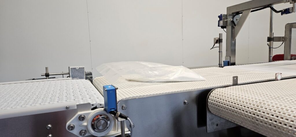 Irregular shaped bags on a production line cause issues for tracking